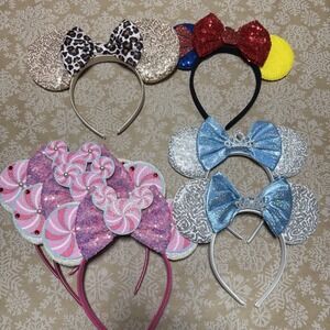 Disney Mickey Mouse Headband Set of 7 Mouse Ears for Kids
